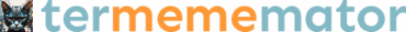 termememator logo with cat